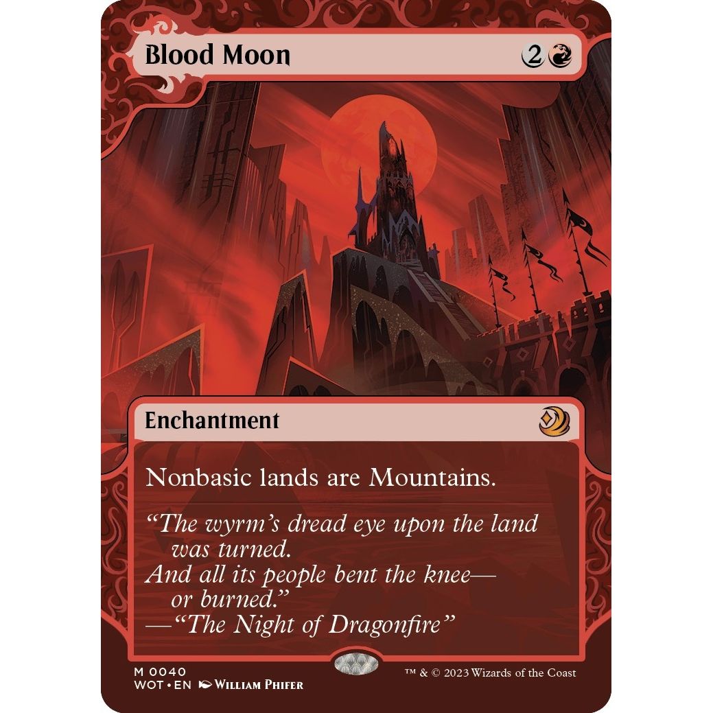 Image for Blood Moon (40) (WOT) - Magic: The Gathering