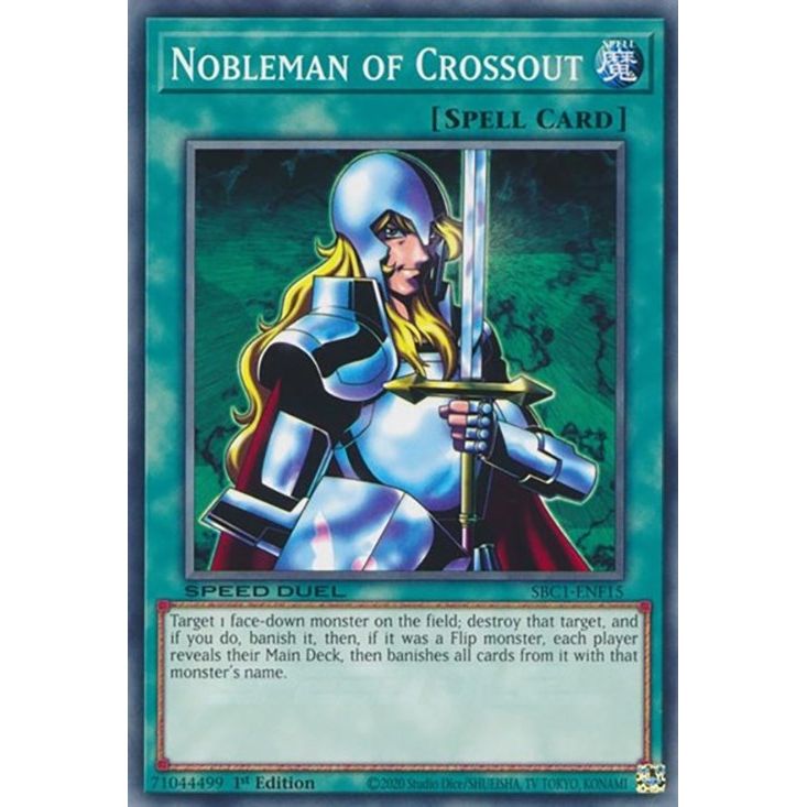 Image for Nobleman of Crossout (SBC1-ENF15) (SBC1) - YuGiOh