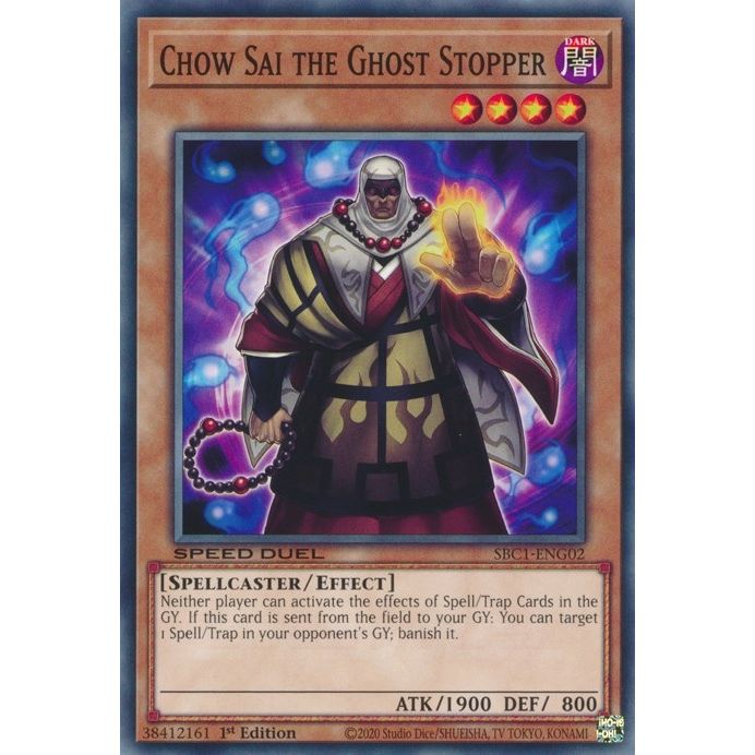 Image for Chow Sai the Ghost Stopper (SBC1-ENG02) (SBC1) - YuGiOh