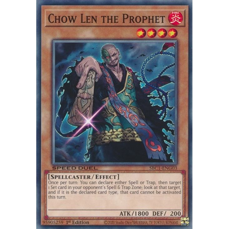 Image for Chow Len the Prophet (SBC1-ENG03) (SBC1) - YuGiOh