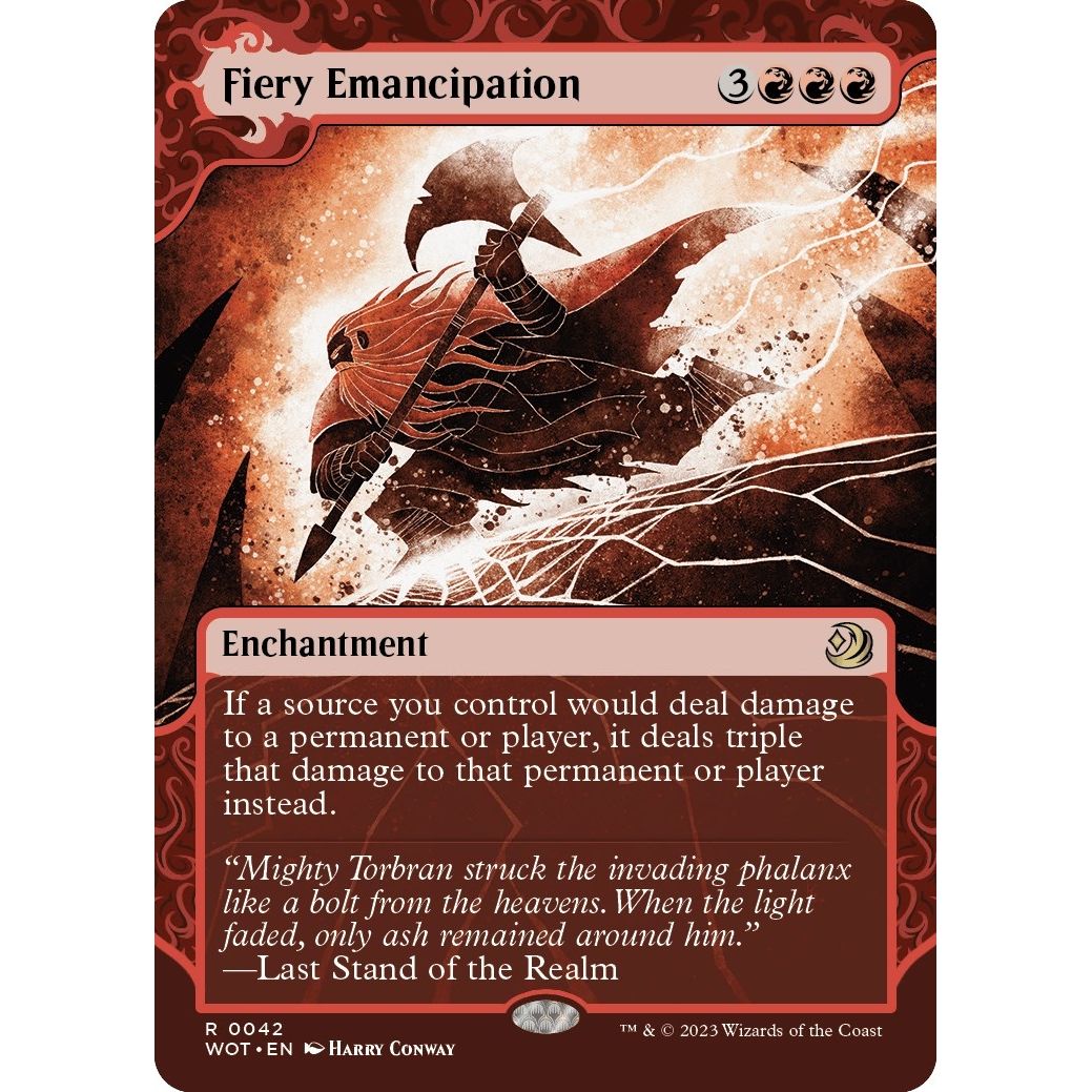 Image for Fiery Emancipation (42) (WOT) - Magic: The Gathering