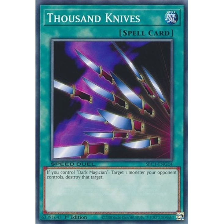 Image for Thousand Knives (SBC1-ENG14) (SBC1) - YuGiOh