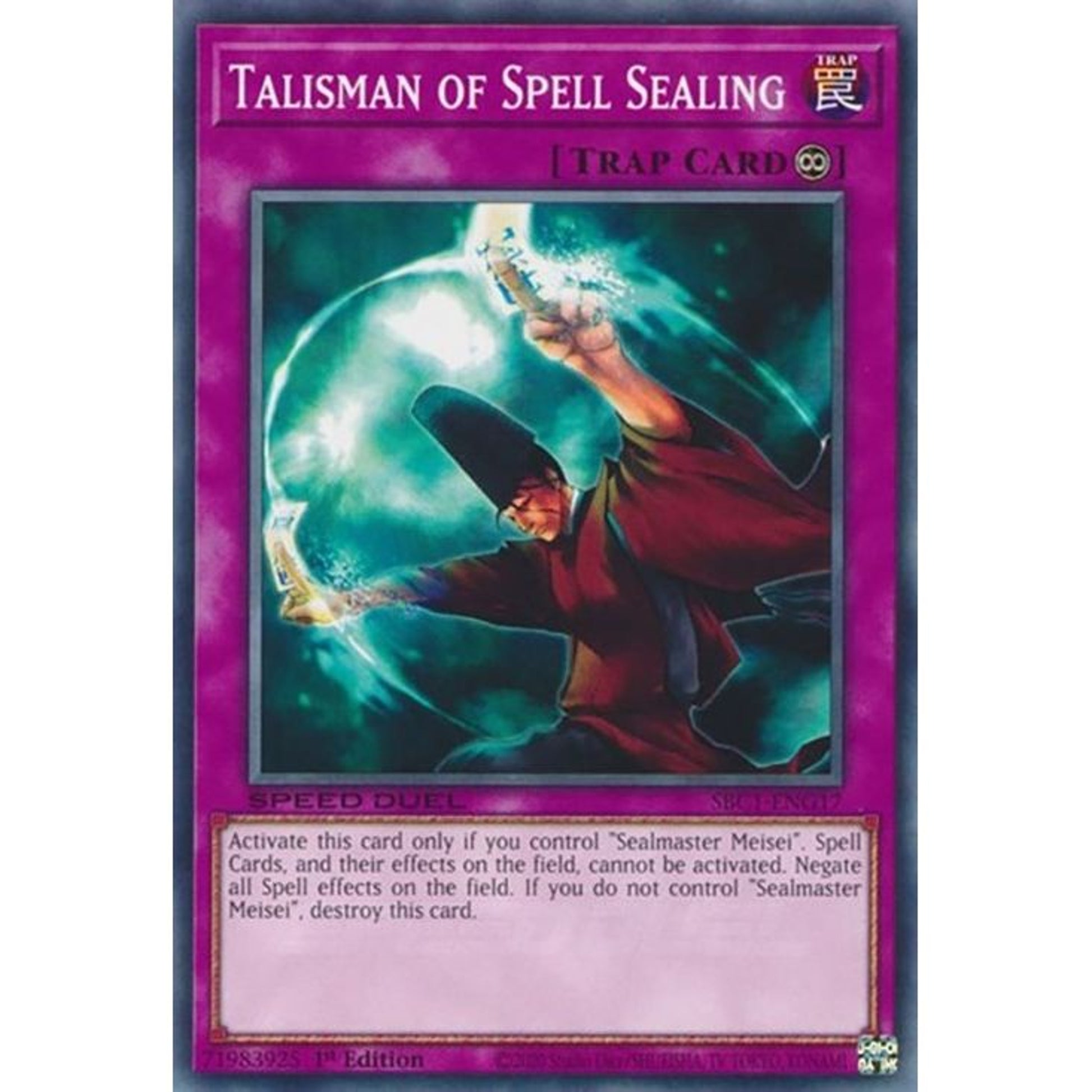 Image for Talisman of Spell Sealing (SBC1-ENG17) (SBC1) - YuGiOh