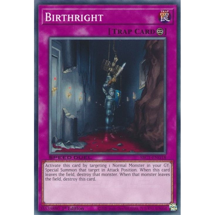 Image for Birthright (SBC1-ENG18) (SBC1) - YuGiOh