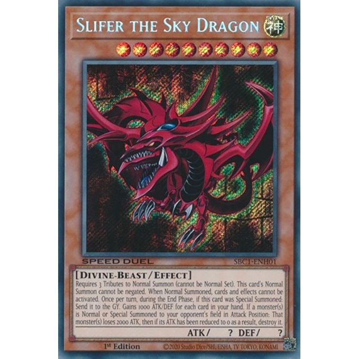 Image for Slifer the Sky Dragon (SBC1-ENH01) (SBC1) - YuGiOh
