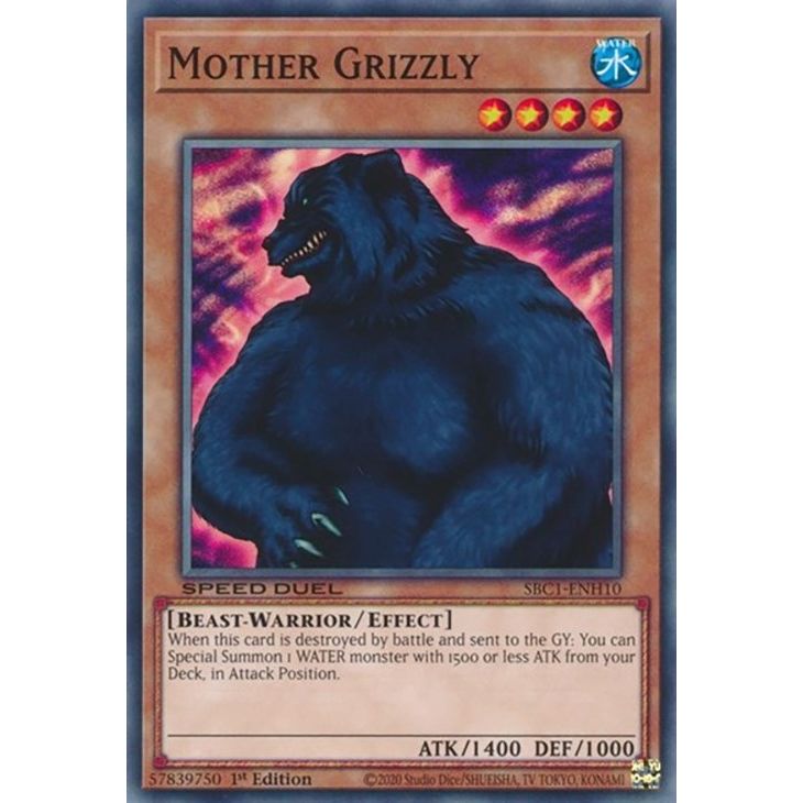 Image for Mother Grizzly (SBC1-ENH10) (SBC1) - YuGiOh