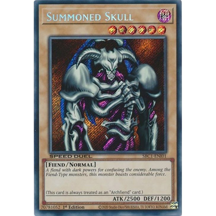 Image for Summoned Skull (Secret Rare) (SBC1-ENI01) (SBC1) - YuGiOh