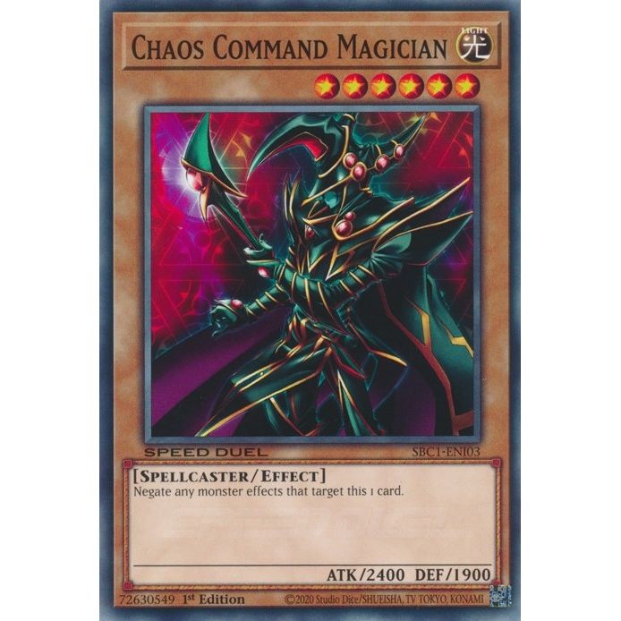 Image for Chaos Command Magician (SBC1-ENI03) (SBC1) - YuGiOh