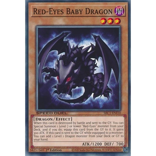 Image for Red-Eyes Baby Dragon (SBC1-ENI10) (SBC1) - YuGiOh
