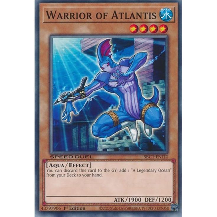Image for Warrior of Atlantis (SBC1-ENI12) (SBC1) - YuGiOh