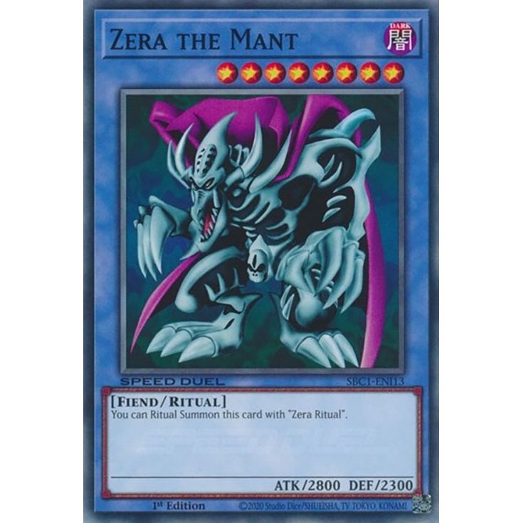Image for Zera the Mant (SBC1-ENI13) (SBC1) - YuGiOh