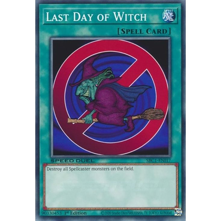 Image for Last Day of Witch (SBC1-ENI17) (SBC1) - YuGiOh