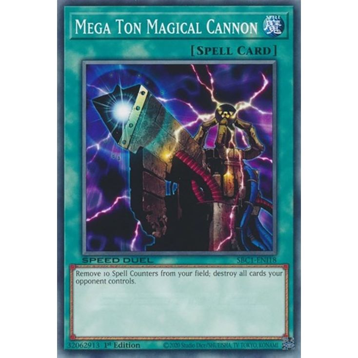 Image for Mega Ton Magical Cannon (SBC1-ENI18) (SBC1) - YuGiOh