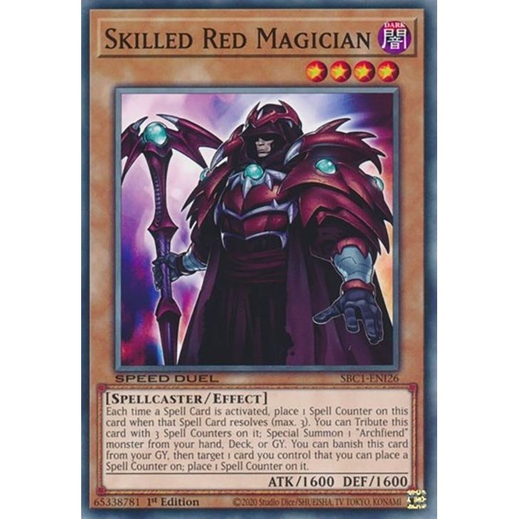Image for Skilled Red Magician (SBC1-ENI26) (SBC1) - YuGiOh