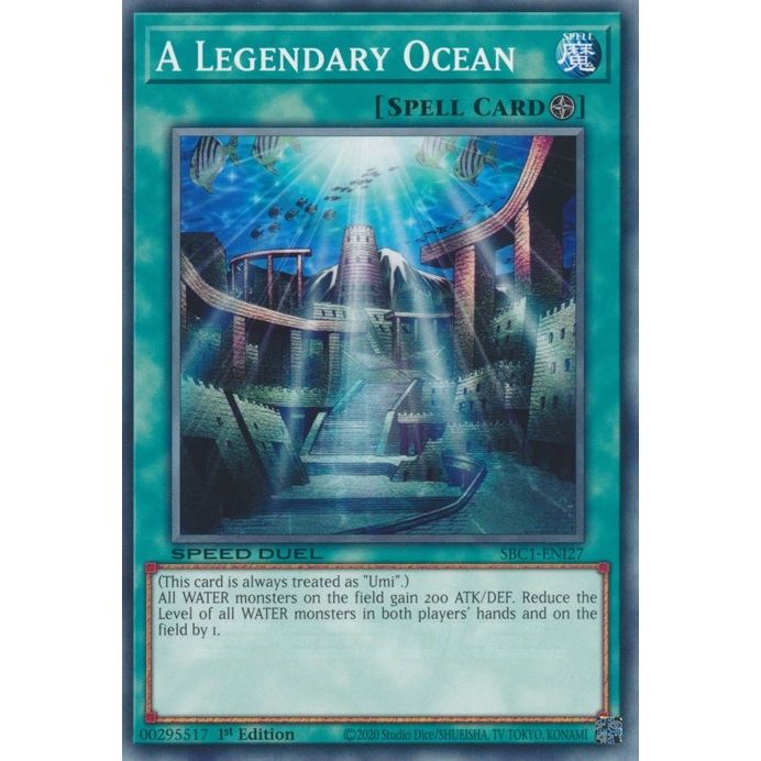 Image for A Legendary Ocean (SBC1-ENI27) (SBC1) - YuGiOh