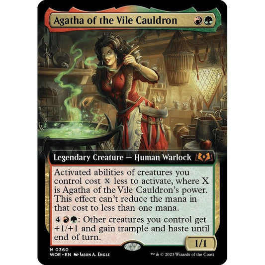 Image for Agatha of the Vile Cauldron (Extended Art) (360) (WOE) - Magic: The Gathering