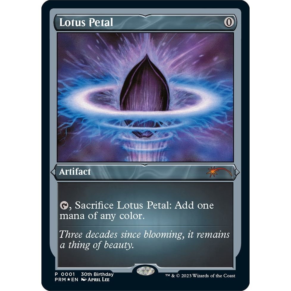 Image for Lotus Petal (Foil Etched) (1) (UMP) - Magic: The Gathering
