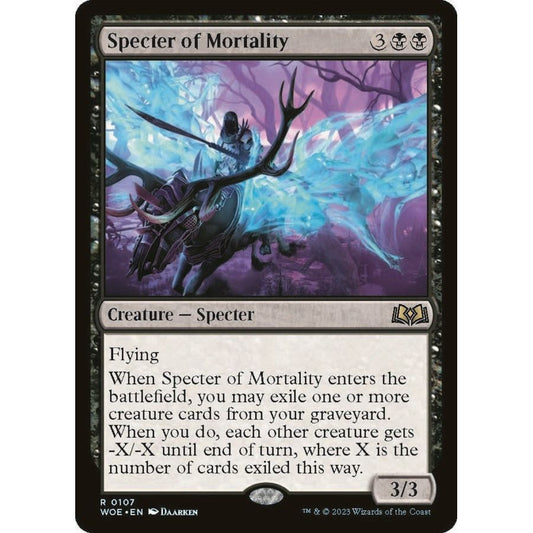 Image for Specter of Mortality (107) (WOE) - Magic: The Gathering