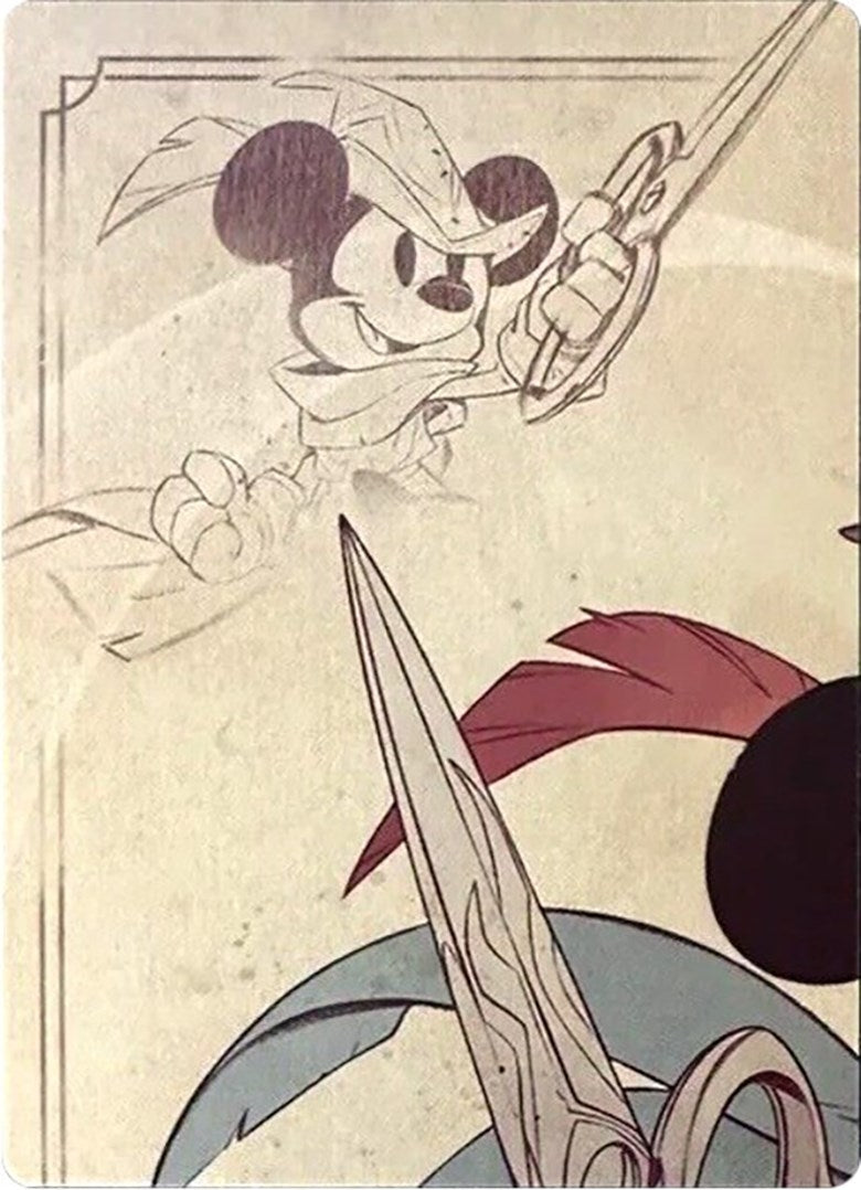 Image for Mickey Mouse - Brave Little Tailor Puzzle Insert (Top Left) (1) - Disney Lorcana
