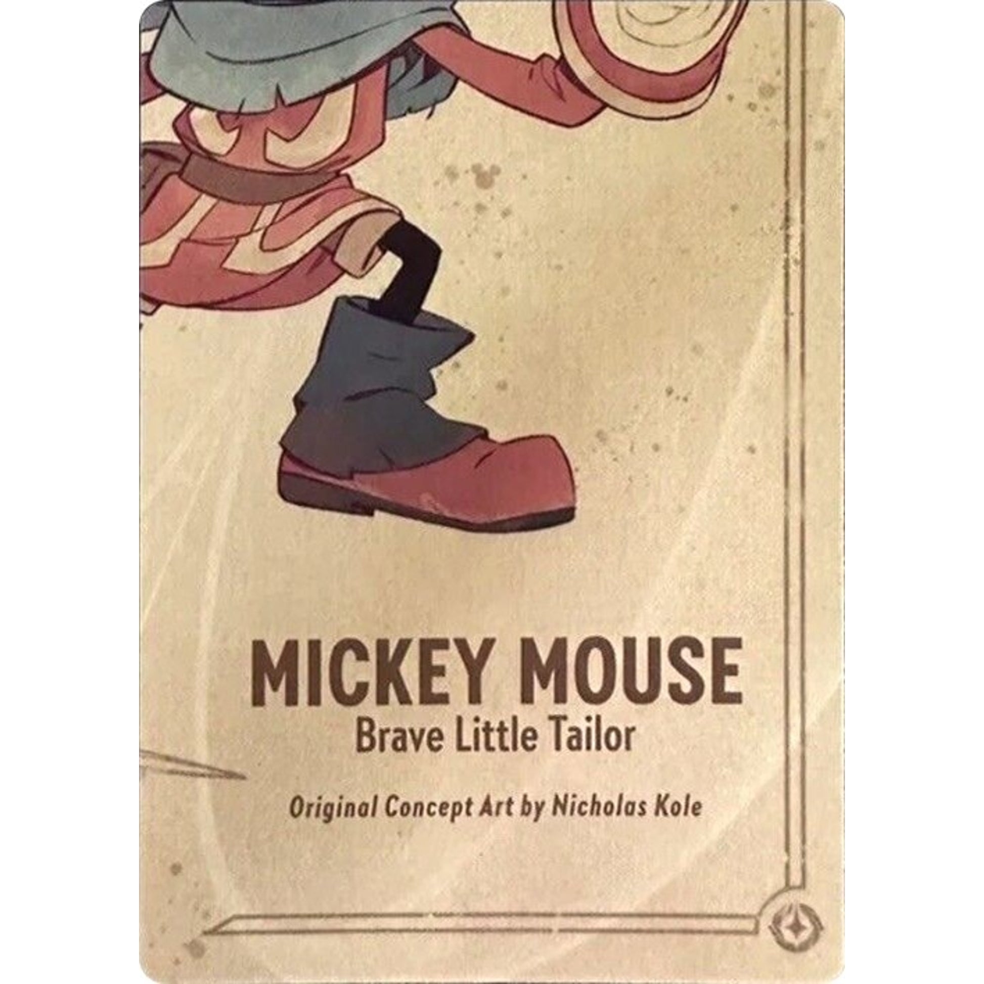 Image for Mickey Mouse - Brave Little Tailor Puzzle Insert (Bottom Right) (1) - Disney Lorcana
