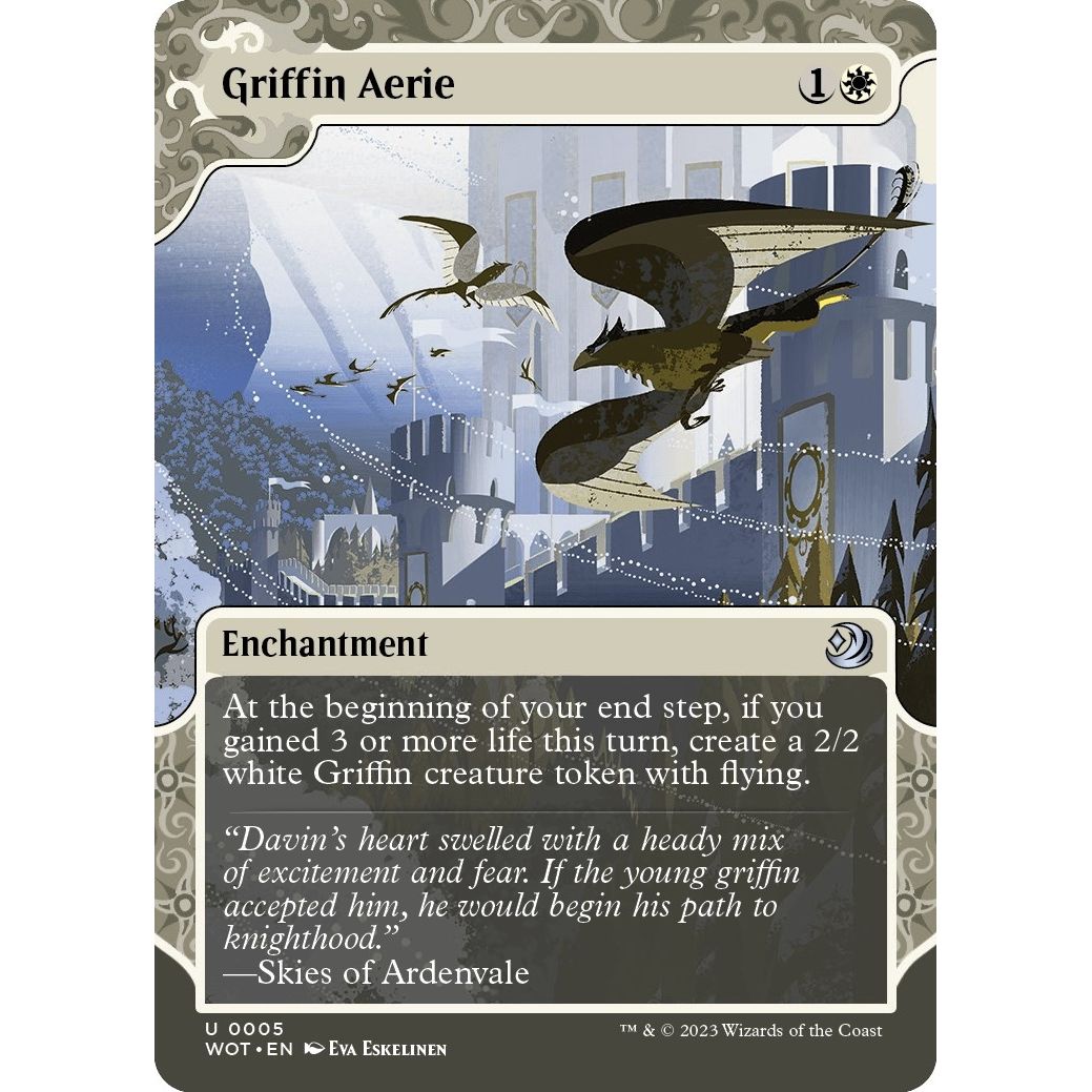 Image for Griffin Aerie (5) (WOT) - Magic: The Gathering