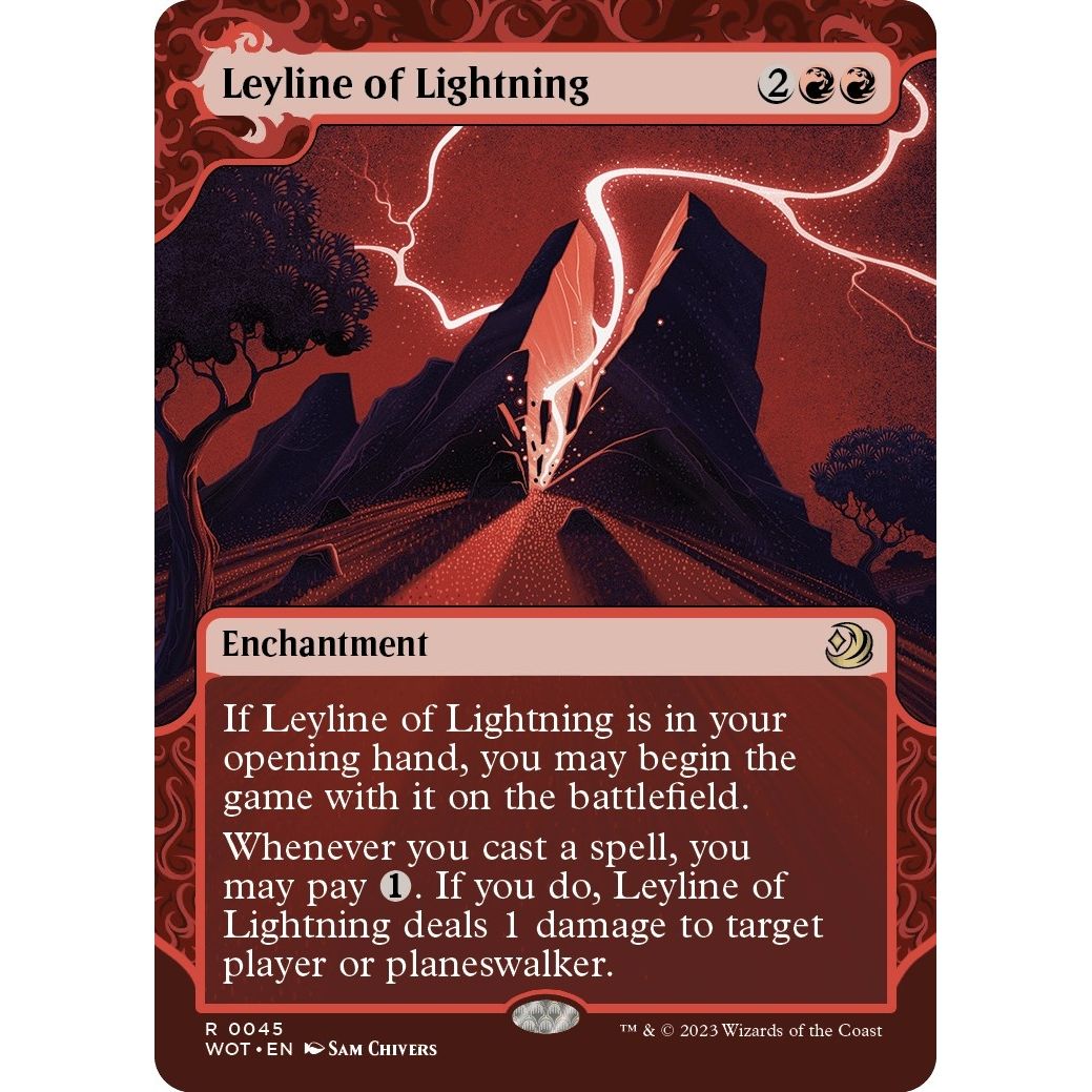 Image for Leyline of Lightning (45) (WOT) - Magic: The Gathering