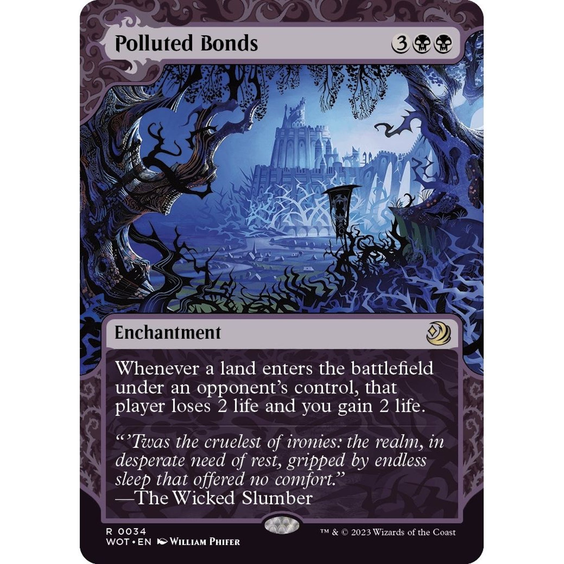 Image for Polluted Bonds (34) (WOT) - Magic: The Gathering