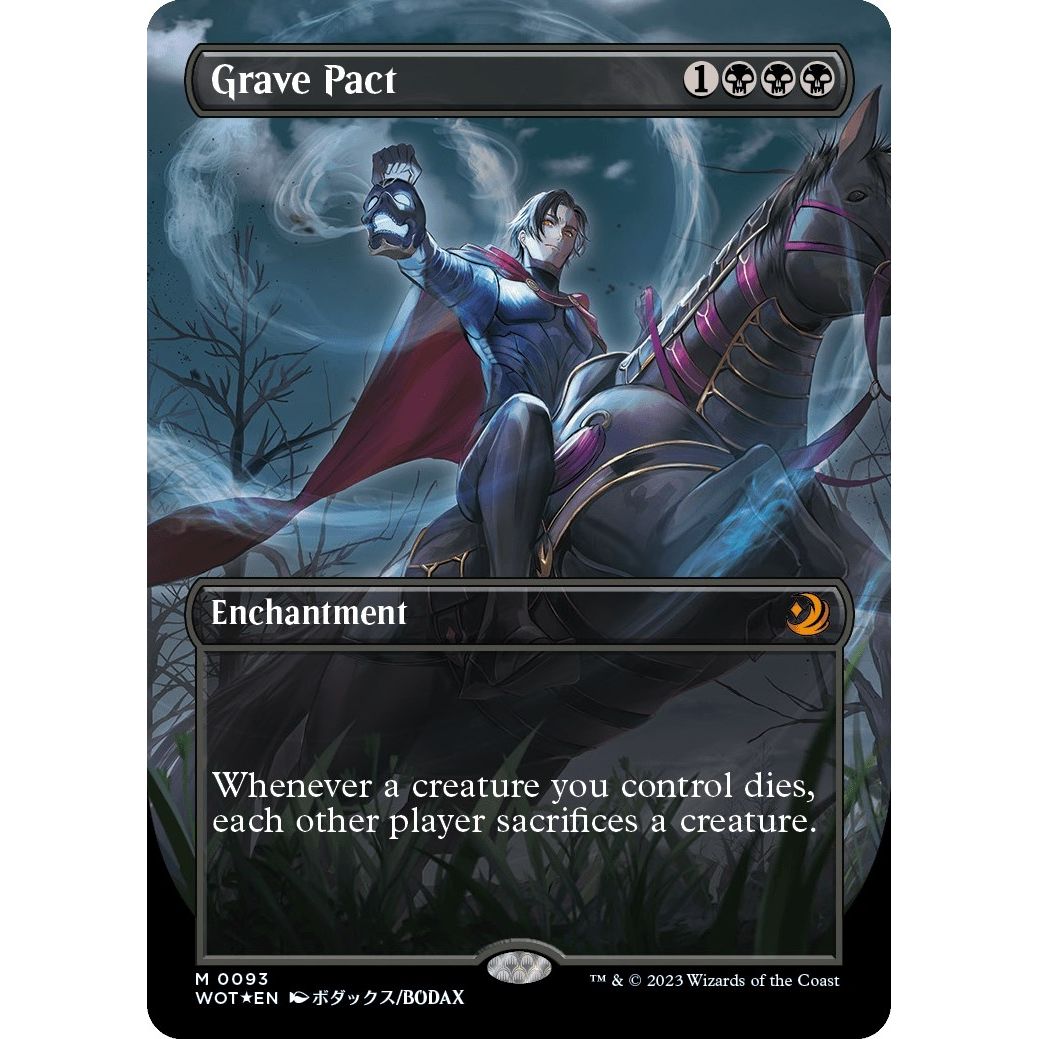 Image for Grave Pact (Anime Borderless) (Confetti Foil) (93) (WOT) - Magic: The Gathering