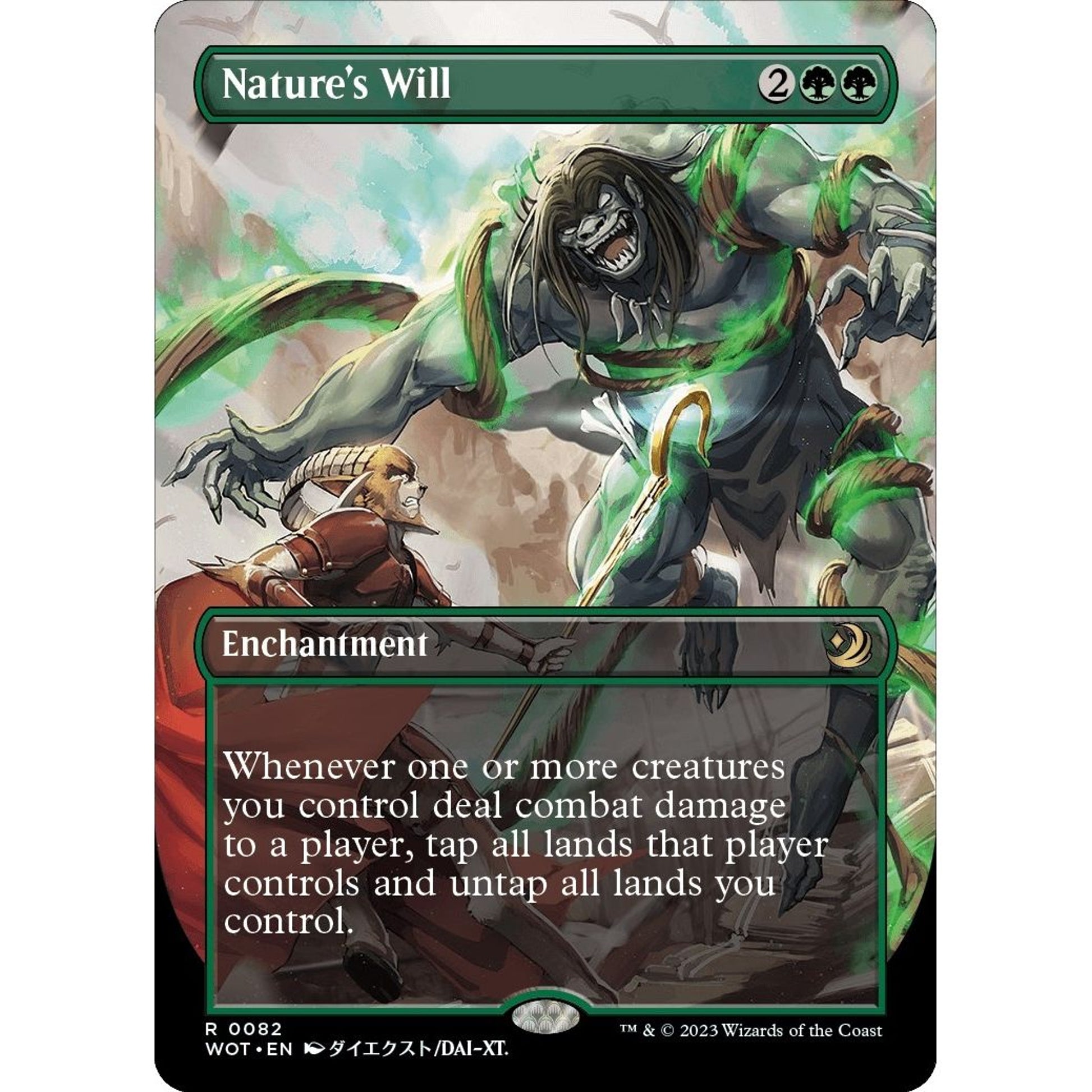 Image for Nature's Will (Anime Borderless) (82) (WOT) - Magic: The Gathering