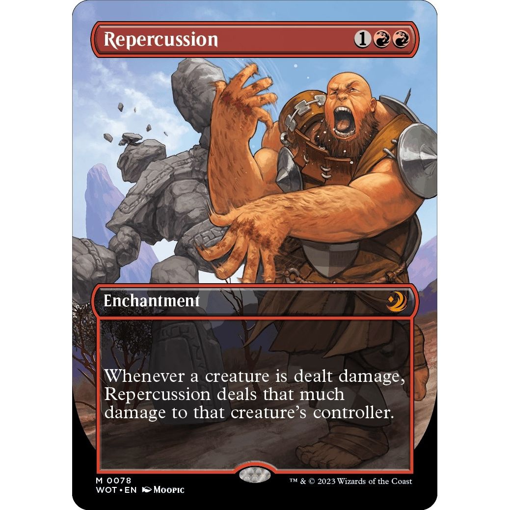 Image for Repercussion (Anime Borderless) (78) (WOT) - Magic: The Gathering