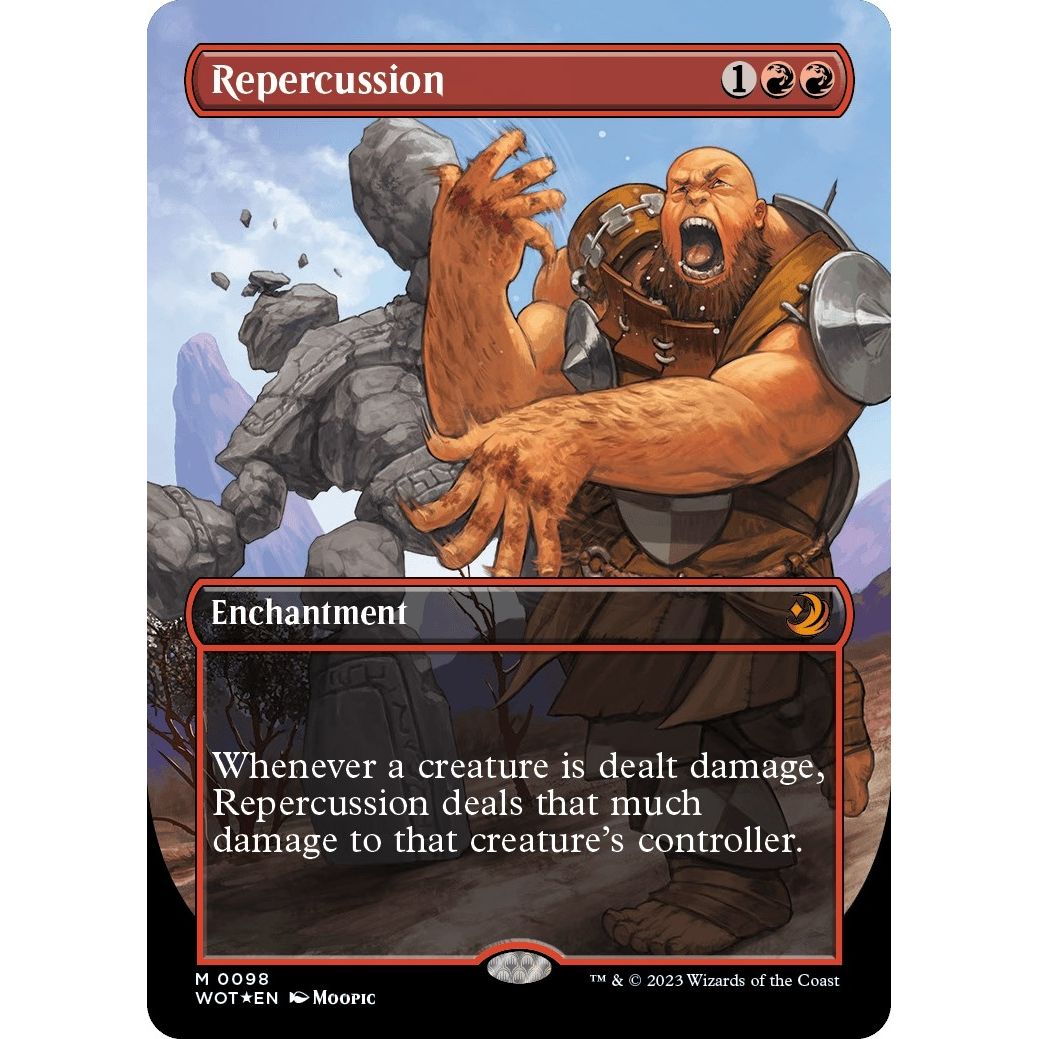 Image for Repercussion (Anime Borderless) (Confetti Foil) (98) (WOT) - Magic: The Gathering
