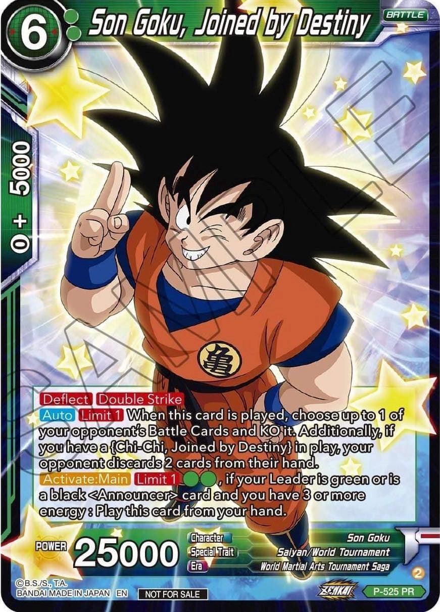 Image for Son Goku, Joined by Destiny (Zenkai Series Tournament Pack Vol.5) (P-525) (TPR) - Dragon Ball Super: Masters