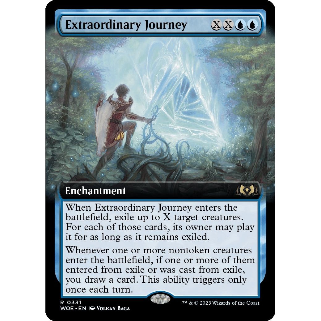 Image for Extraordinary Journey (Extended Art) (331) (WOE) - Magic: The Gathering