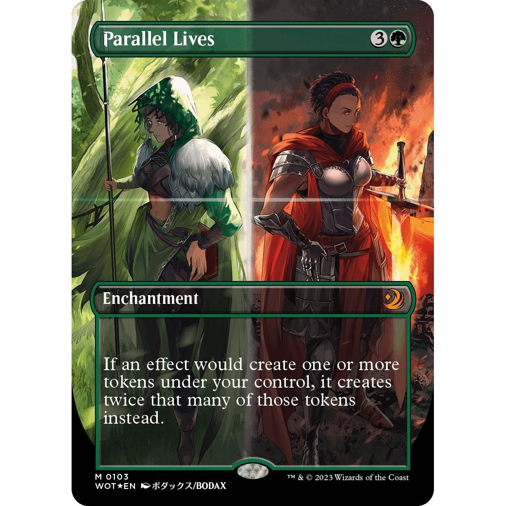 Image for Parallel Lives (Anime Borderless) (Confetti Foil) (103) (WOT) - Magic: The Gathering