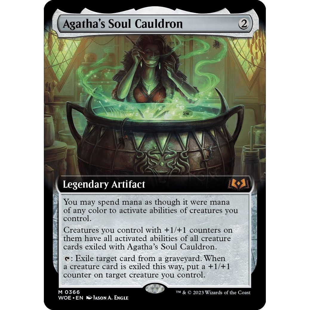 Image for Agatha's Soul Cauldron (Extended Art) (366) (WOE) - Magic: The Gathering