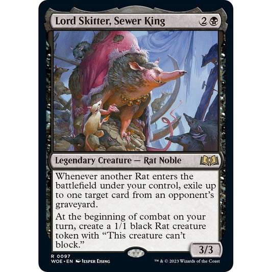 Image for Lord Skitter, Sewer King (97) (WOE) - Magic: The Gathering