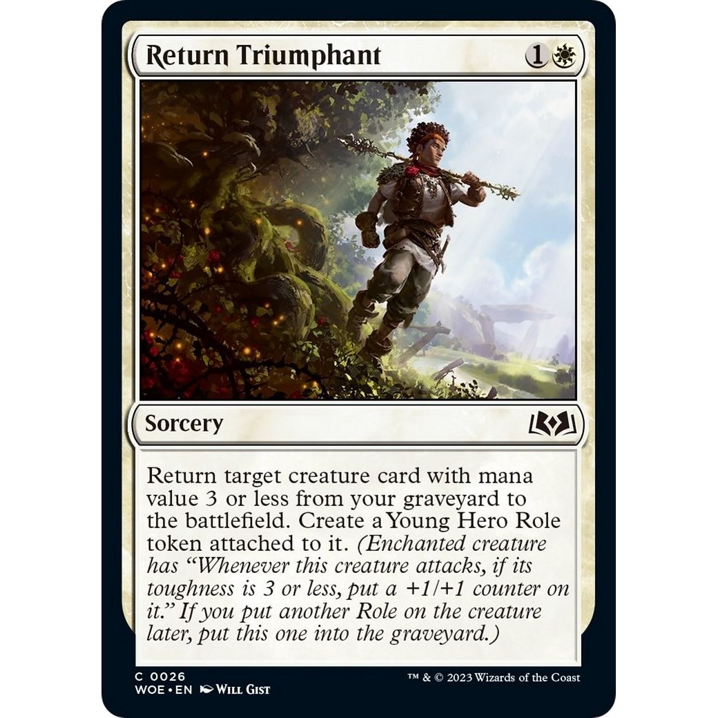 Image for Return Triumphant (26) (WOE) - Magic: The Gathering