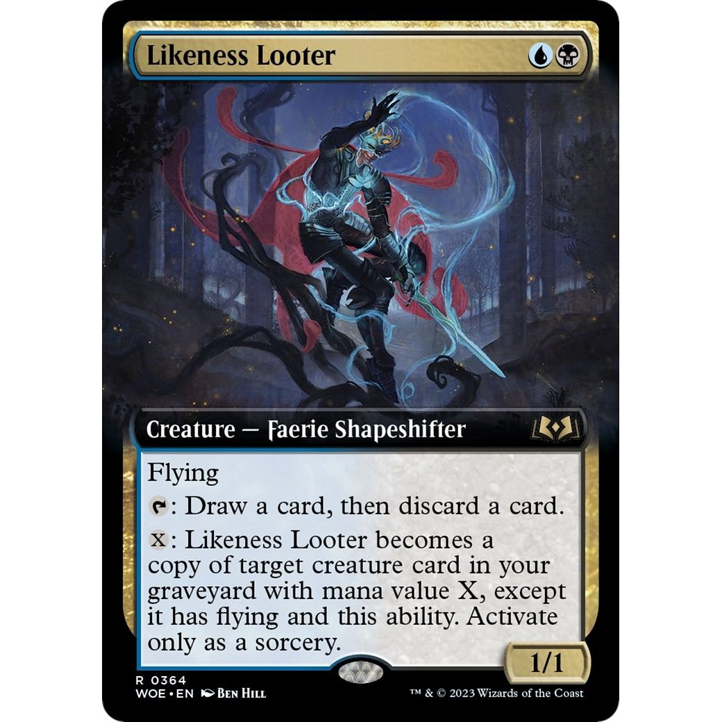 Image for Likeness Looter (Extended Art) (364) (WOE) - Magic: The Gathering