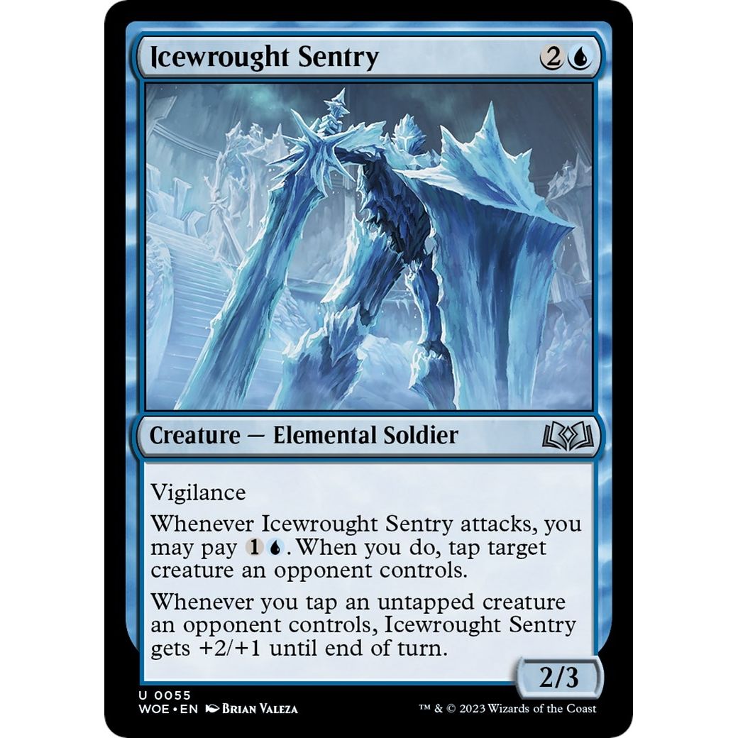 Image for Icewrought Sentry (55) (WOE) - Magic: The Gathering