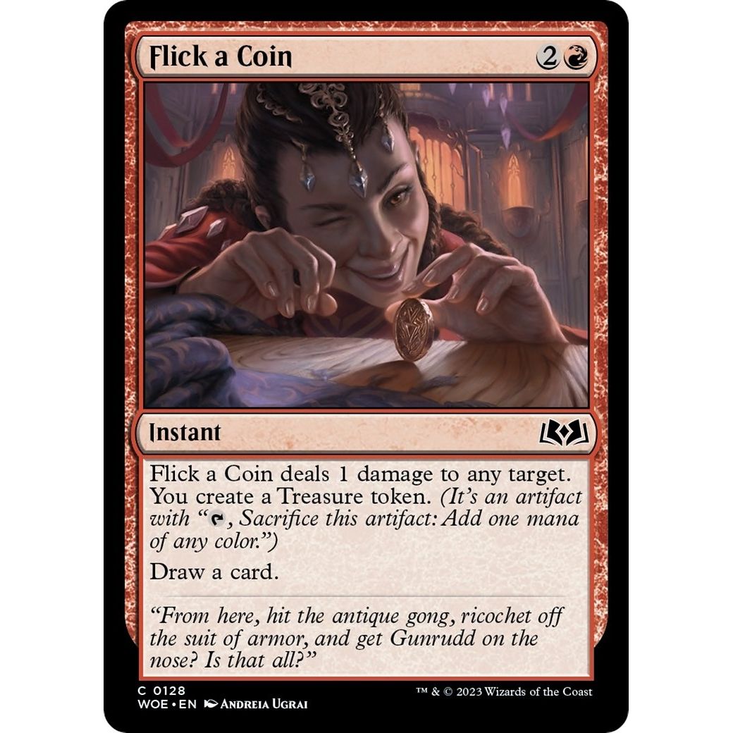 Image for Flick a Coin (128) (WOE) - Magic: The Gathering