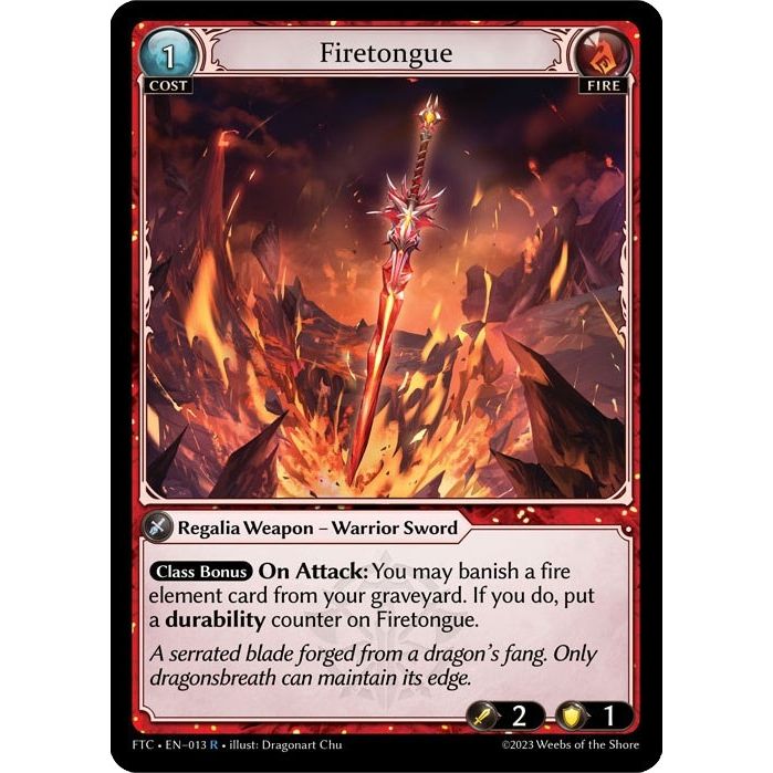 Image for Firetongue (013) (FTC) - Grand Archive TCG