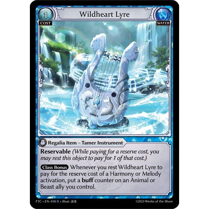 Image for Wildheart Lyre (018) (FTC) - Grand Archive TCG