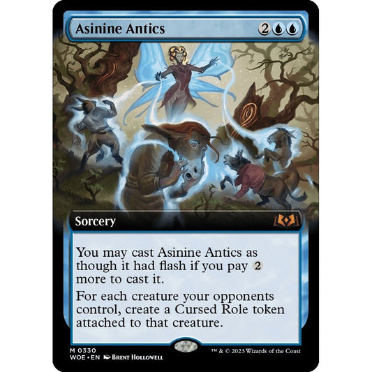 Image for Asinine Antics (Extended Art) (330) (WOE) - Magic: The Gathering