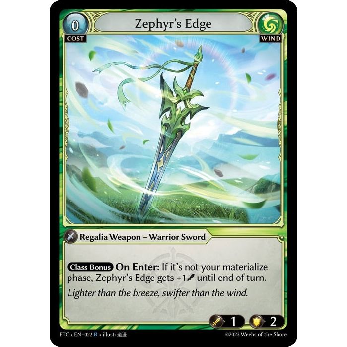 Image for Zephyr's Edge (022) (FTC) - Grand Archive TCG