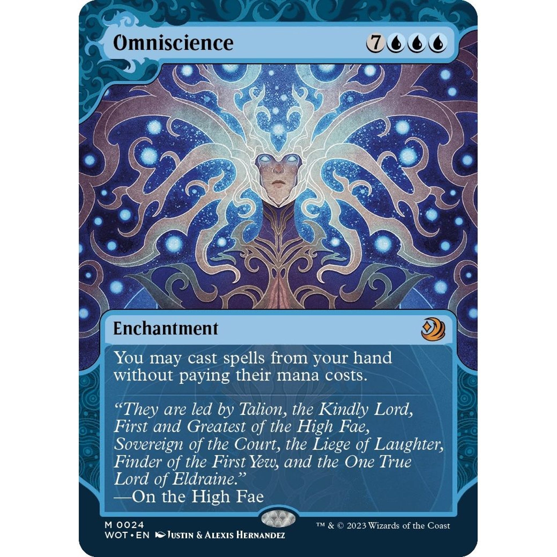 Image for Omniscience (24) (WOT) - Magic: The Gathering