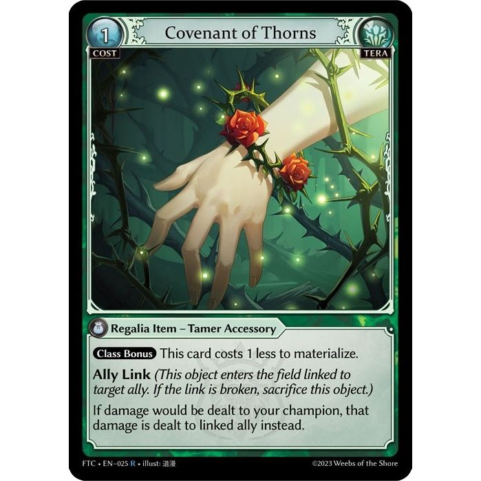 Image for Covenant of Thorns (025) (FTC) - Grand Archive TCG