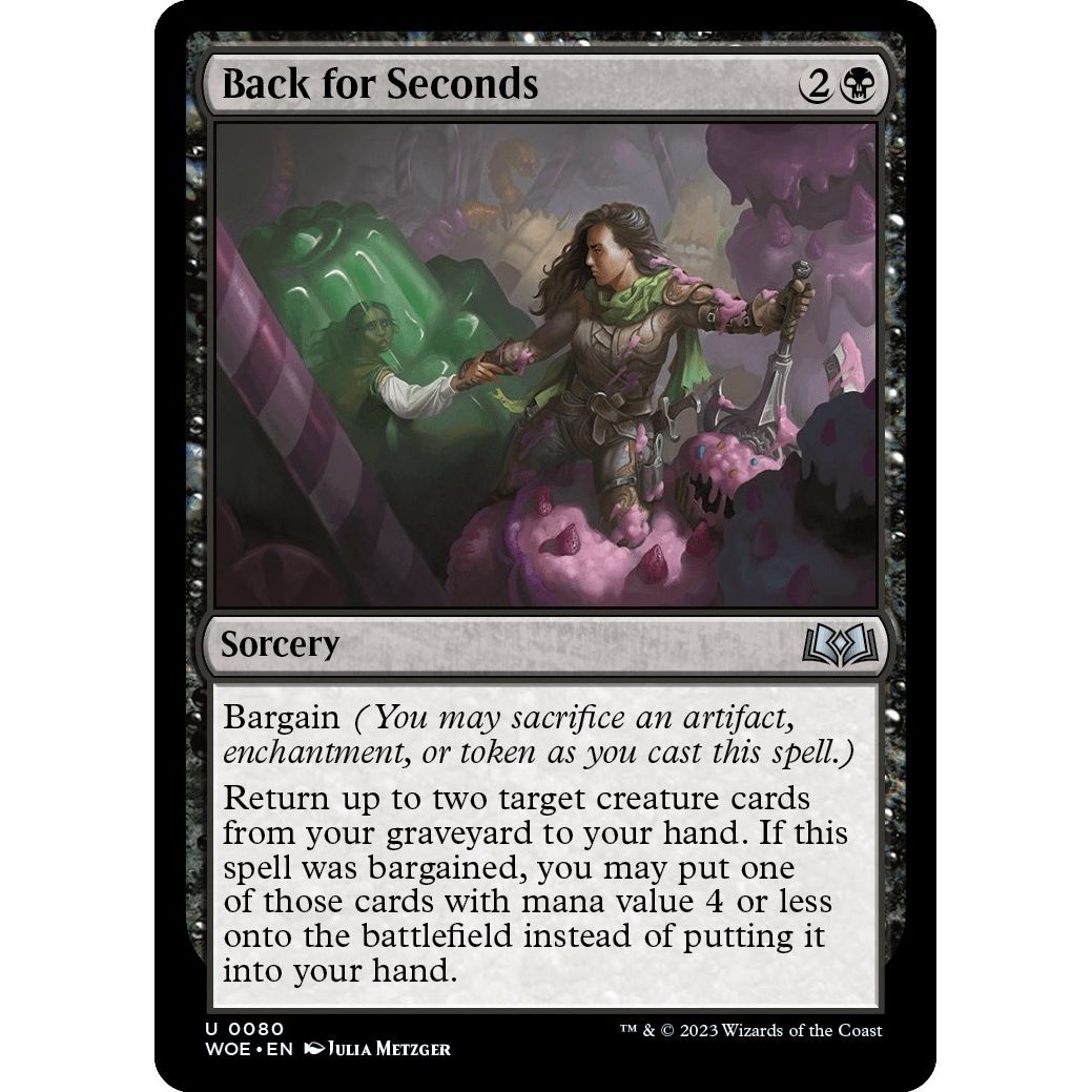 Image for Back for Seconds (80) (WOE) - Magic: The Gathering