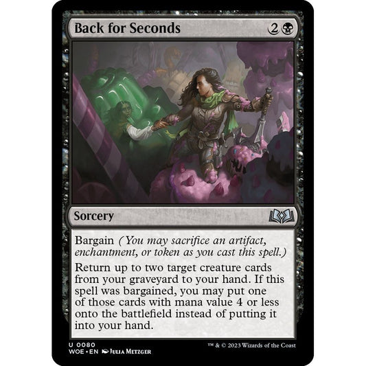 Image for Back for Seconds (80) (WOE) - Magic: The Gathering