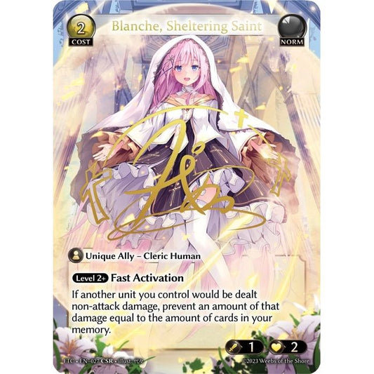 Image for Blanche, Sheltering Saint (CSR) (027) (FTC) - Grand Archive TCG