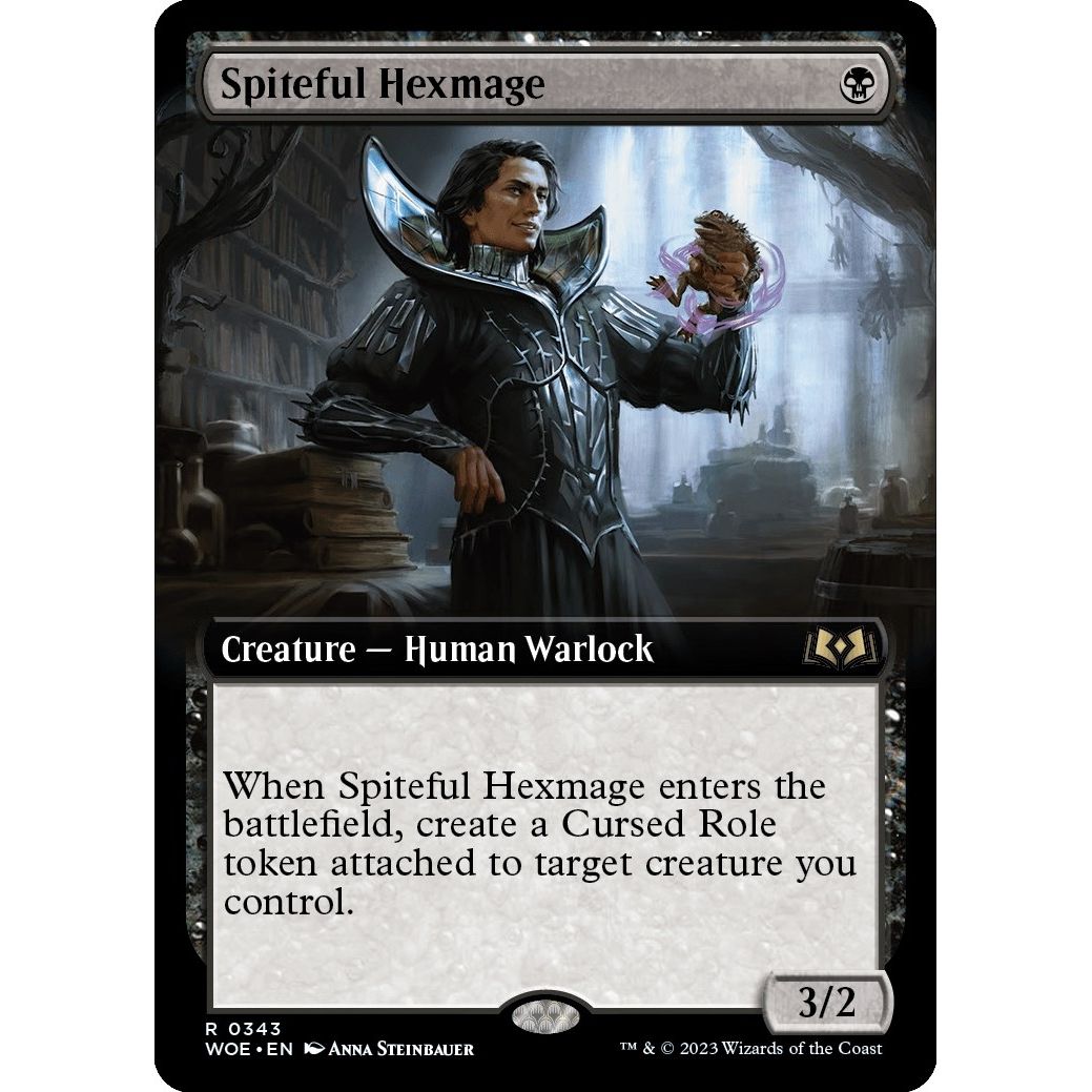 Image for Spiteful Hexmage (Extended Art) (343) (WOE) - Magic: The Gathering